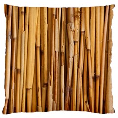 Asian Background Bamboo Large Flano Cushion Case (one Side) by Wegoenart