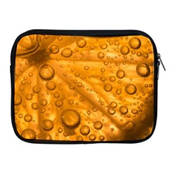 Lime Water Bubbles Macro Light Detail Background Apple Ipad 2/3/4 Zipper Cases by Wegoenart