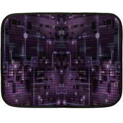 Geometric Art Digital Arts Background Fleece Blanket (mini) by Wegoenart