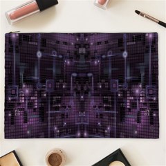 Geometric Art Digital Arts Background Cosmetic Bag (xxl) by Wegoenart