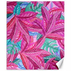 Sheets Tropical Reason Print Pattern Design Canvas 8  X 10  by Wegoenart