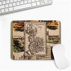 Antique Map Railway Lines Railway Train Char Small Mousepad