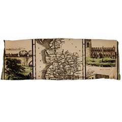 Antique Map Railway Lines Railway Train Char Body Pillow Case (dakimakura) by Wegoenart