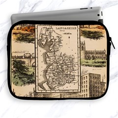 Antique Map Railway Lines Railway Train Char Apple Ipad 2/3/4 Zipper Cases by Wegoenart