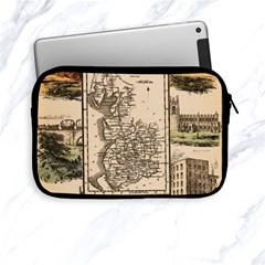 Antique Map Railway Lines Railway Train Char Apple Ipad Mini Zipper Cases by Wegoenart