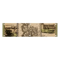 Antique Map Railway Lines Railway Train Char Banner And Sign 4  X 1  by Wegoenart