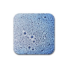 Drop Water Background Macro Splash Rain Drink Rubber Coaster (square) by Wegoenart