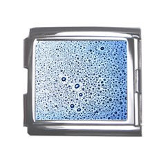 Drop Water Background Macro Splash Rain Drink Mega Link Italian Charm (18mm) by Wegoenart