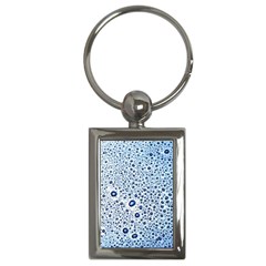 Drop Water Background Macro Splash Rain Drink Key Chain (rectangle) by Wegoenart