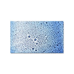 Drop Water Background Macro Splash Rain Drink Sticker Rectangular (100 Pack)