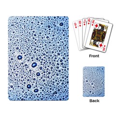 Drop Water Background Macro Splash Rain Drink Playing Cards Single Design (rectangle) by Wegoenart