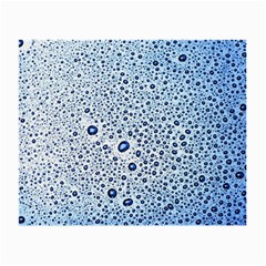 Drop Water Background Macro Splash Rain Drink Small Glasses Cloth (2 Sides) by Wegoenart