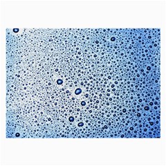 Drop Water Background Macro Splash Rain Drink Large Glasses Cloth (2 Sides) by Wegoenart