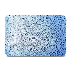 Drop Water Background Macro Splash Rain Drink Plate Mats by Wegoenart