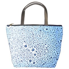 Drop Water Background Macro Splash Rain Drink Bucket Bag by Wegoenart