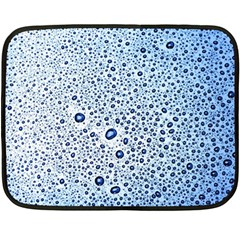 Drop Water Background Macro Splash Rain Drink Fleece Blanket (mini) by Wegoenart