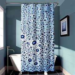 Drop Water Background Macro Splash Rain Drink Shower Curtain 36  X 72  (stall)  by Wegoenart