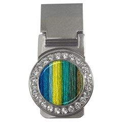 Line Rope Fiber Close Up Multicoloured Background Money Clips (cz)  by Wegoenart