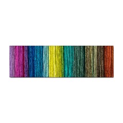 Line Rope Fiber Close Up Multicoloured Background Sticker (bumper)