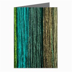 Line Rope Fiber Close Up Multicoloured Background Greeting Cards (pkg Of 8) by Wegoenart