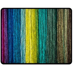 Line Rope Fiber Close Up Multicoloured Background Fleece Blanket (medium)  by Wegoenart