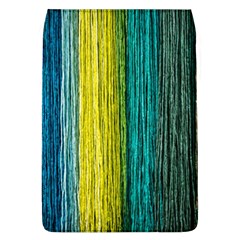 Line Rope Fiber Close Up Multicoloured Background Removable Flap Cover (l) by Wegoenart