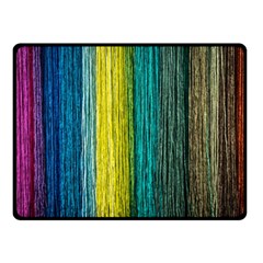 Line Rope Fiber Close Up Multicoloured Background Double Sided Fleece Blanket (small)  by Wegoenart