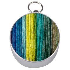 Line Rope Fiber Close Up Multicoloured Background Silver Compasses by Wegoenart