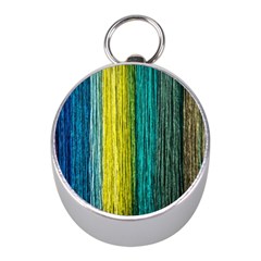 Line Rope Fiber Close Up Multicoloured Background Mini Silver Compasses by Wegoenart