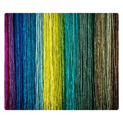 Line Rope Fiber Close Up Multicoloured Background Double Sided Flano Blanket (small)  by Wegoenart