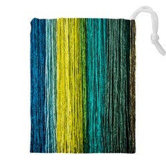 Line Rope Fiber Close Up Multicoloured Background Drawstring Pouch (4xl) by Wegoenart