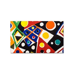 Pattern And Decoration Revisited At The East Side Galleries Sticker Rectangular (100 Pack) by Wegoenart