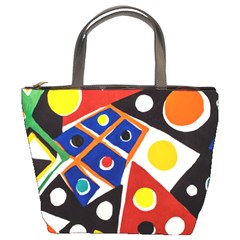 Pattern And Decoration Revisited At The East Side Galleries Bucket Bag by Wegoenart