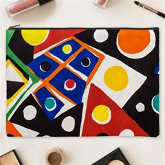 Pattern And Decoration Revisited At The East Side Galleries Cosmetic Bag (xxxl) by Wegoenart