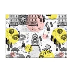 The Park  Pattern Design Sticker A4 (10 Pack)