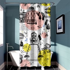 The Park  Pattern Design Shower Curtain 36  X 72  (stall)  by Wegoenart