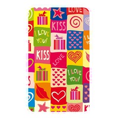 Multicolored Gift Wrap Decor Love Colorful Hearts I Love You Memory Card Reader (rectangular) by Wegoenart