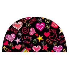 Multicolored Wallpaper, Love Vector Hearts Background Romantic Anti Scalding Pot Cap by Wegoenart