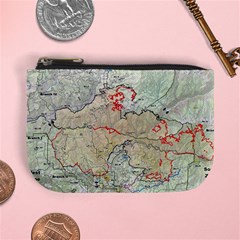 Misc Map Wallpaper Mini Coin Purse by Wegoenart