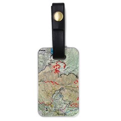 Misc Map Wallpaper Luggage Tag (one Side) by Wegoenart