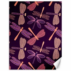 Dragonfly Pattern Design Canvas 12  X 16  by Wegoenart