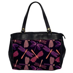 Dragonfly Pattern Design Oversize Office Handbag by Wegoenart