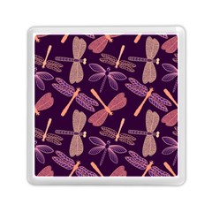 Dragonfly Pattern Design Memory Card Reader (square) by Wegoenart