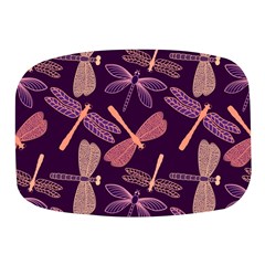 Dragonfly Pattern Design Mini Square Pill Box by Wegoenart