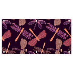 Dragonfly Pattern Design Banner And Sign 4  X 2  by Wegoenart