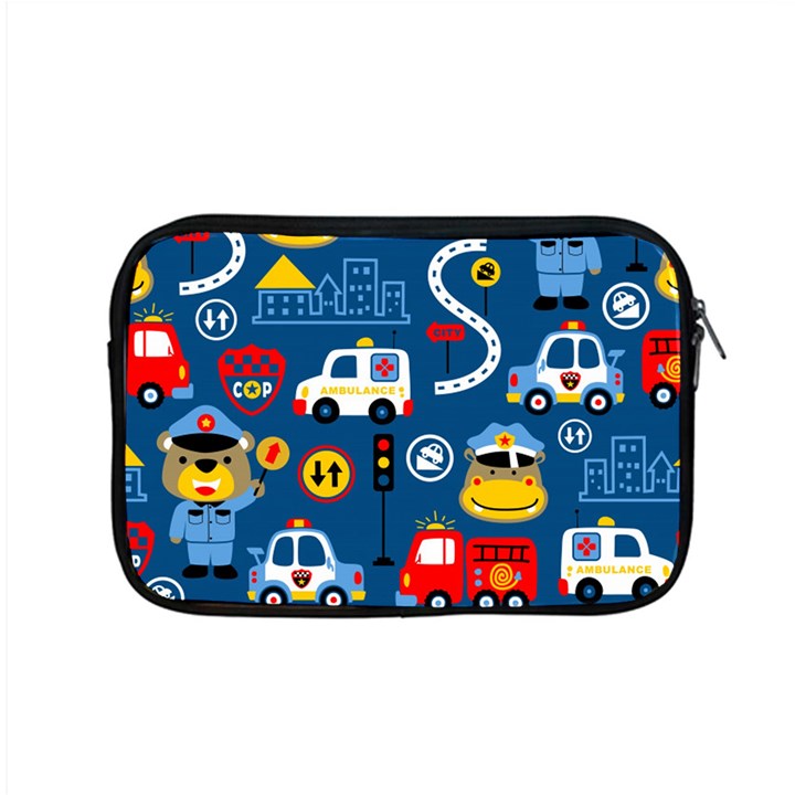 Car Cars Seamless Pattern Vector Rescue Team Cartoon Apple MacBook Pro 15  Zipper Case