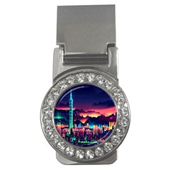 Cityscape Building Painting 3d City Illustration Money Clips (cz)  by danenraven