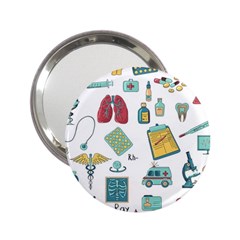 Abstract Abstraction Biology Chemistry Detail Genetics 2 25  Handbag Mirrors by danenraven