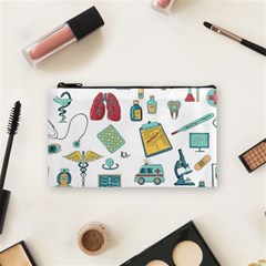 Abstract Abstraction Biology Chemistry Detail Genetics Cosmetic Bag (small) by danenraven