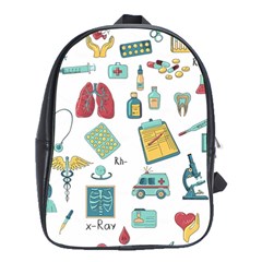 Abstract Abstraction Biology Chemistry Detail Genetics School Bag (large) by danenraven